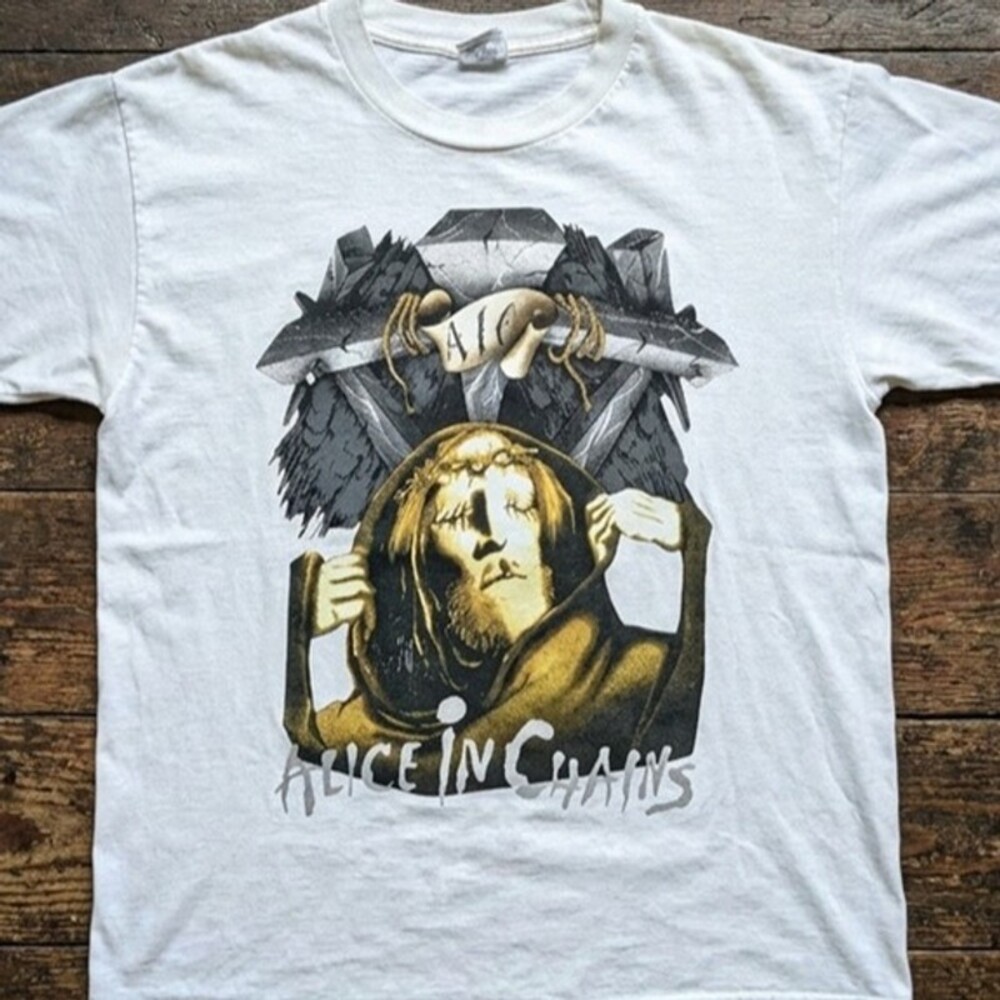 Vintage Alice In Chains T Shirt Black
